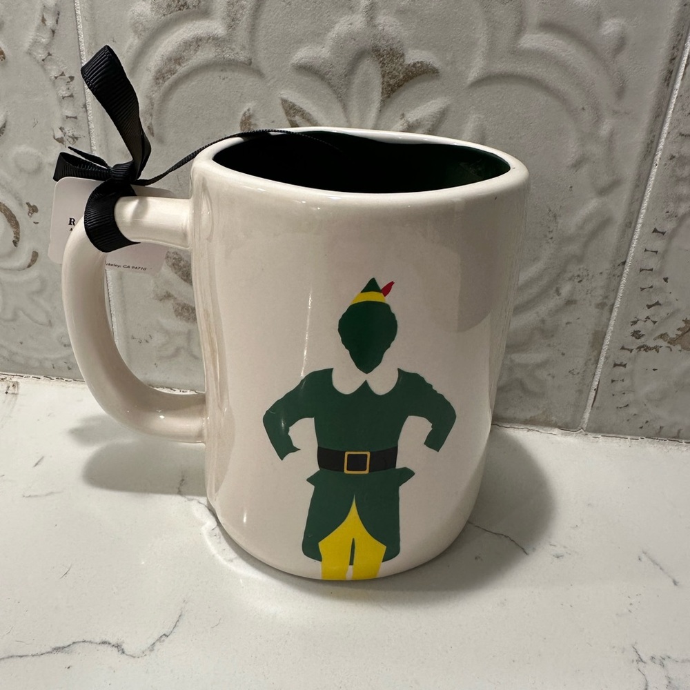 Rae Dunn Raised By Elves Elf Mug
